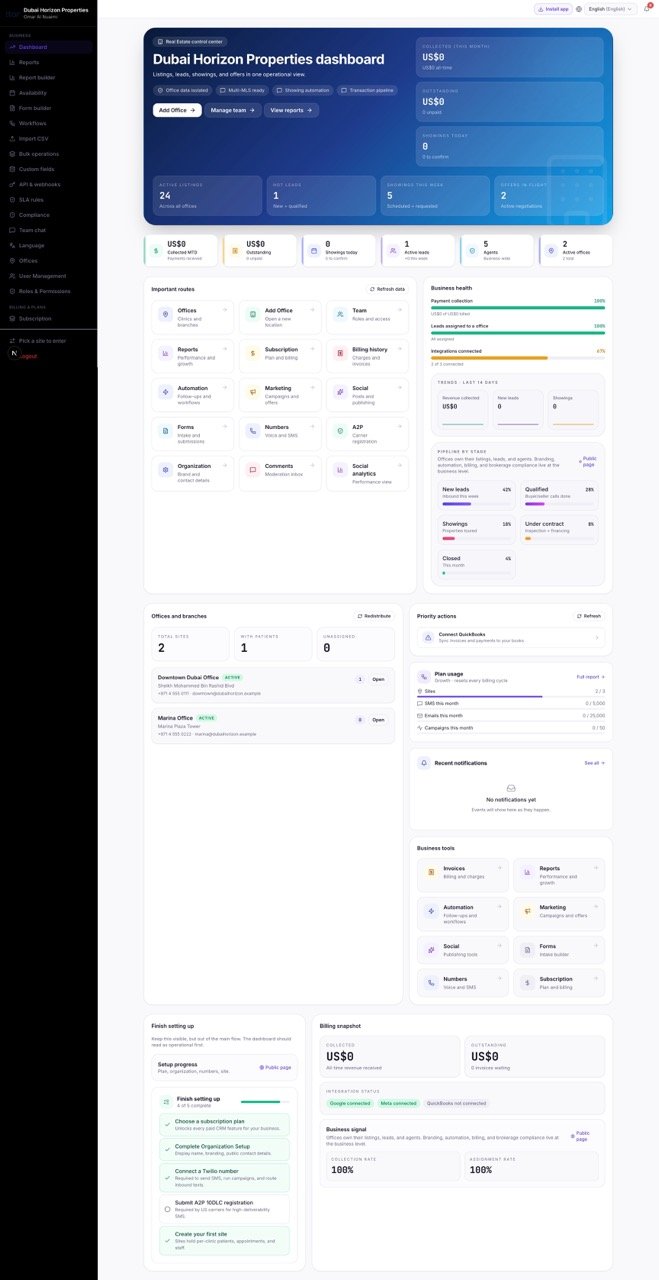Owner dashboard